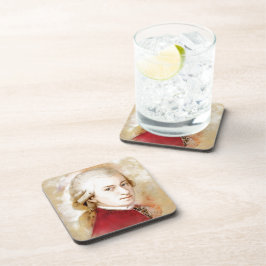 ヴォルフガングアマデウスモーツァルトimアクアレルスティル コースター