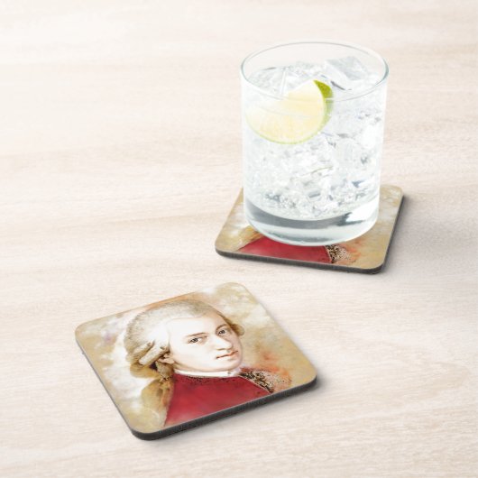 ヴォルフガングアマデウスモーツァルトimアクアレルスティル コースター (右側)