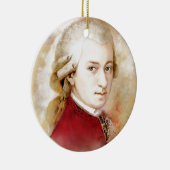 ヴォルフガングアマデウスモーツァルトimアクアレルスティル セラミックオーナメント (右)