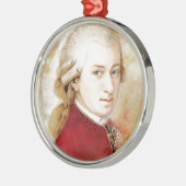 ヴォルフガングアマデウスモーツァルトimアクアレルスティル メタルオーナメント (左)