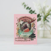 ヴォルフガング・アマデウス・モオザルト・ムース動物作曲家 ポストカード (スタンド正面)