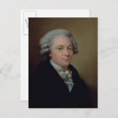 ヴォルフガング・アマデウス・モーツァルトポートレート ポストカード (正面/裏面)