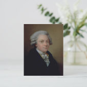 ヴォルフガング・アマデウス・モーツァルトポートレート ポストカード (スタンド正面)