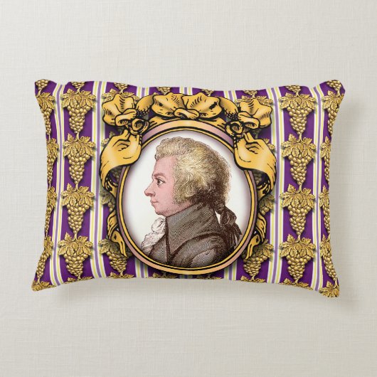 ヴォルフガング・アマデウス・モーツァルト アクセントクッション (裏面)