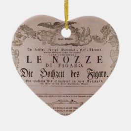 ♥ヴォルフガング・アマデウス・モーツァルト・オペル・ノッツェ・ディ・フィガロ セラミックオーナメント
