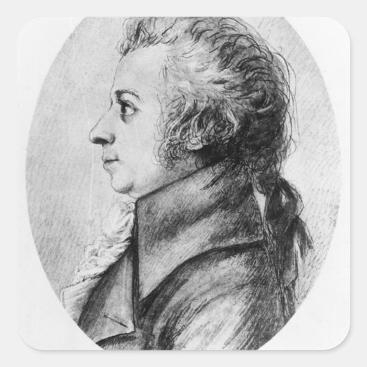 ヴォルフガング・アマデウス・モーツァルト スクエアシール (正面)