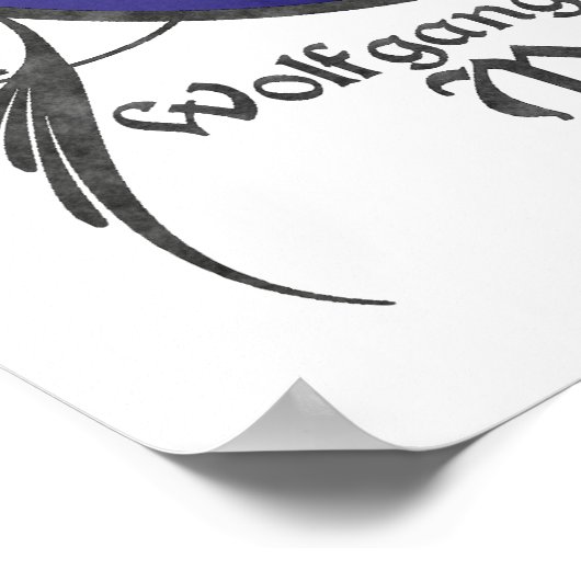 ヴォルフガング・アマデウス・モーツァルト ポスター (角)