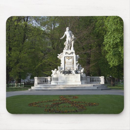 ヴォルフガング・アマデウス・モーツァルト マウスパッド (正面)