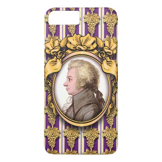 ヴォルフガング・アマデウス・モーツァルト Case-Mate iPhoneケース (裏面)