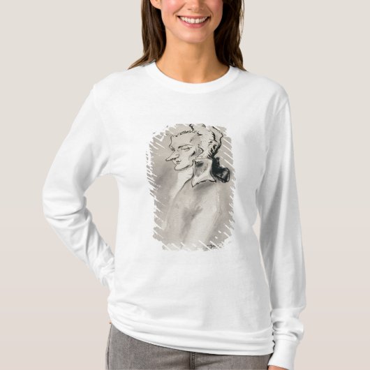 ヴォルフガング・アマデウス・モーツァルト Tシャツ (正面)