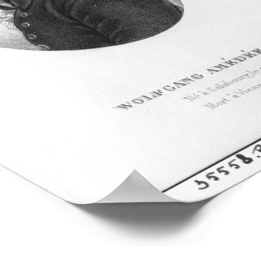 ヴォルフガング・アメデウス・モーツァルトとフェルディナンド・パエル ポスター (角)