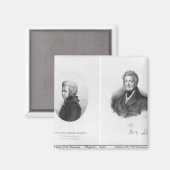 ヴォルフガング・アメデウス・モーツァルトとフェルディナンド・パエル マグネット (正面/裏面)