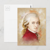 ヴォルフガン・アマデウス・モーツァルト・イム・アカレル・スティル ポストカード (正面/裏面)