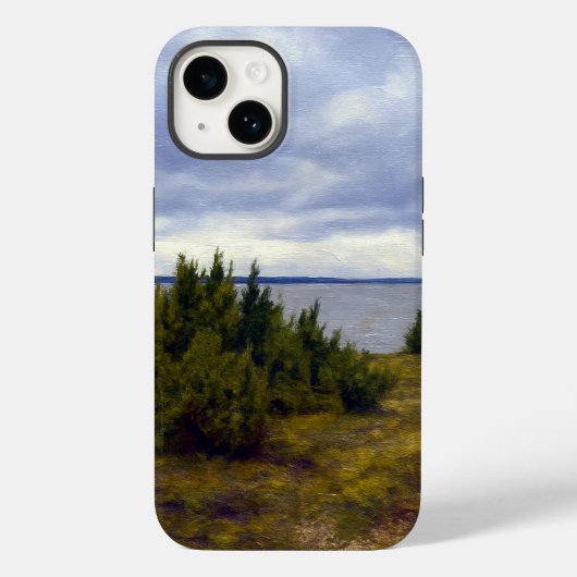 ヴォルムシの静かな海岸 Case-Mate iPhoneケース (裏面)