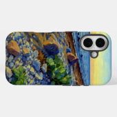 ヴォルムシ島の海岸の夕景 Case-Mate iPhoneケース (裏面 (横))