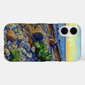 ヴォルムシ島の海岸の夕景 Case-Mate iPhoneケース (裏面 (横))