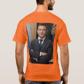 ヴォロディミールオレクサンドロヴィチゼレンスキウクライナ Tシャツ (裏面)