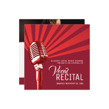 ヴォーカル・リサイタルクラシック・マイク・ミュージック・レッド