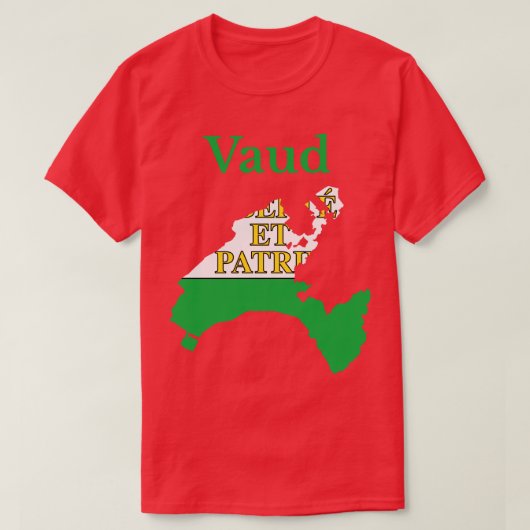 ヴォーカントンスイス Tシャツ (デザイン正面)