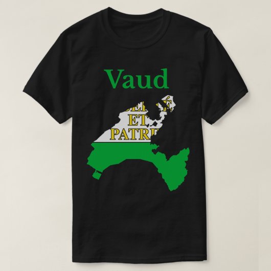 ヴォーカントンスイス Tシャツ (デザイン正面)