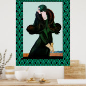 ヴォーグカバーヴィンテージアールデコ ポスター (キッチン)