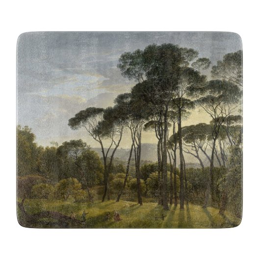 ヴォーグトによるイタリアの風景画 (傘松) カッティングボード (正面)