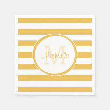 ヴォーグブライトイエローラグビーストライプパーティー名