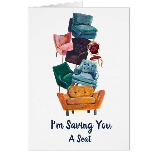 ヴォーグ&トレンディースタックチェアイラストレーション (正面)