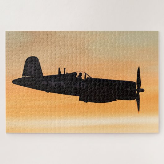 ヴォート F4U コルセア戦闘機 ジグソーパズル (横)