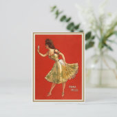 ヴォードビビクトリアンルのスター、アンナホールド（1899年） ポストカード (スタンド正面)