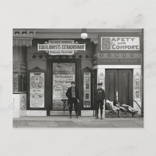 ヴォードヴィルシアター, 1910 ポストカード (正面)