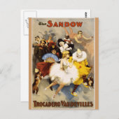 ヴォードヴィル – ザサンドゥー，トロカデロヴォードヴィレス ポストカード (正面/裏面)