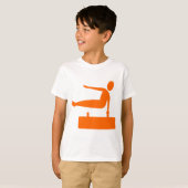 ヴォールティング姿 – オレンジ Tシャツ (正面フル)