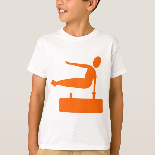 ヴォールティング姿 – オレンジ Tシャツ (正面)