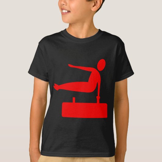 ヴォールティング姿 – 赤 Tシャツ (正面)