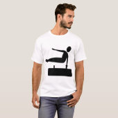 ヴォールティング姿 – 黒 Tシャツ (正面フル)