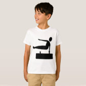 ヴォールティング姿 – 黒 Tシャツ (正面フル)