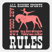 ヴォールティング規則バーター馬乗馬馬馬競走 スクエアシール (正面)