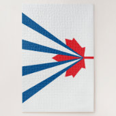 ヴォーン州旗（オンタリオ州，カナダ） ジグソーパズル (縦)