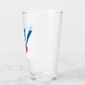 ヴォーン州旗(オンタリオ州,カナダ) タンブラーグラス (左)