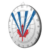 ヴォーン州旗（オンタリオ州，カナダ） ダーツボード (正面右)