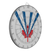 ヴォーン州旗（オンタリオ州，カナダ） ダーツボード (正面左)