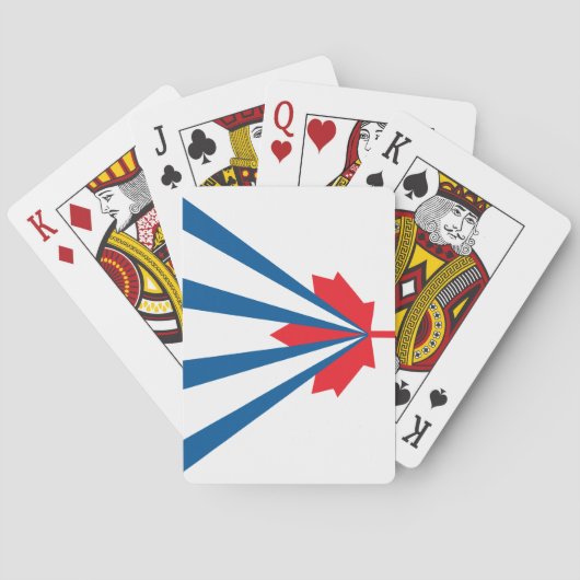 ヴォーン州旗（オンタリオ州，カナダ） トランプ (裏面)