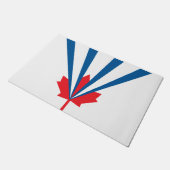 ヴォーン州旗（オンタリオ州，カナダ） ドアマット (アングル)