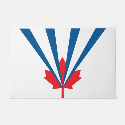 ヴォーン州旗（オンタリオ州，カナダ） ドアマット (正面)
