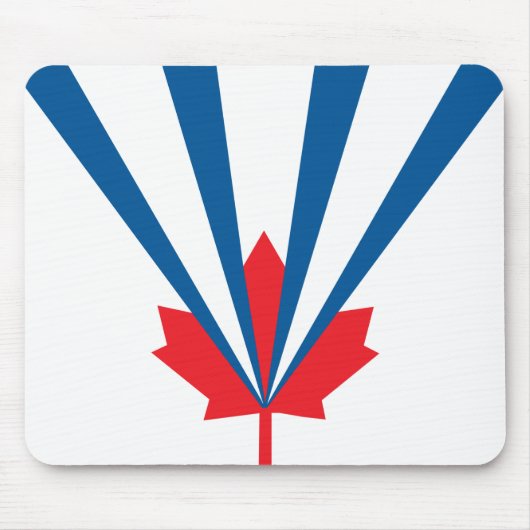 ヴォーン州旗(オンタリオ州,カナダ) マウスパッド (正面)