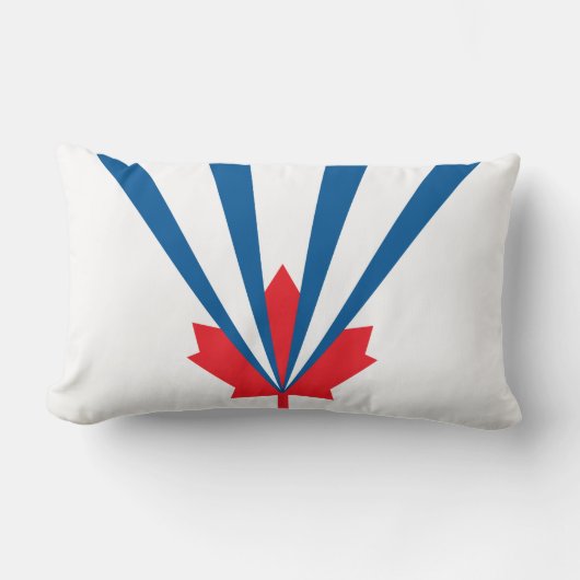 ヴォーン州旗(オンタリオ州,カナダ) ランバークッション (正面)