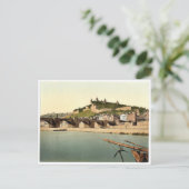 ヴュルツブルクの要塞と古橋、ババリア、ドイツ ビ ポストカード (スタンド正面)