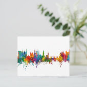 ヴュルツブルクドイツスカイライン ポストカード (スタンド正面)