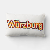 ヴュルツブルクドイツランドドイツ ランバークッション (裏面)